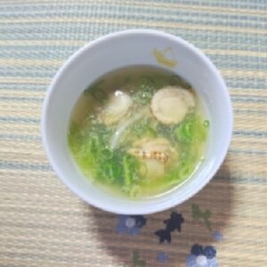 タコ入り✨チャンポン風スープ（麺なし）